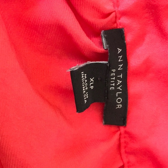 ANN TAYLOR Full Sleeve Blouse in Cherry Marmalade - Picture 3 of 3